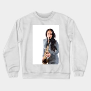 Sax Lady Crewneck Sweatshirt